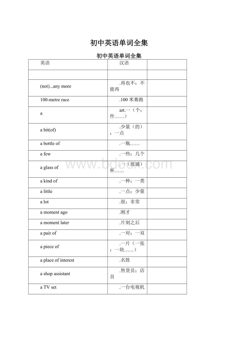 初中英语单词全集Word格式文档下载.docx