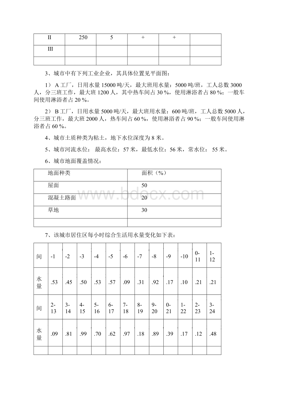 河南城建给水排水管道系统课程设计文档格式.docx_第3页