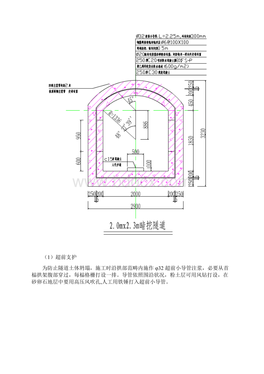 电力隧道浅埋暗挖法综合项目施工专项方案Word文档格式.docx_第3页