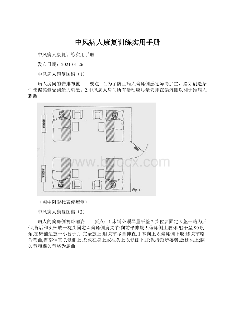 中风病人康复训练实用手册Word文件下载.docx