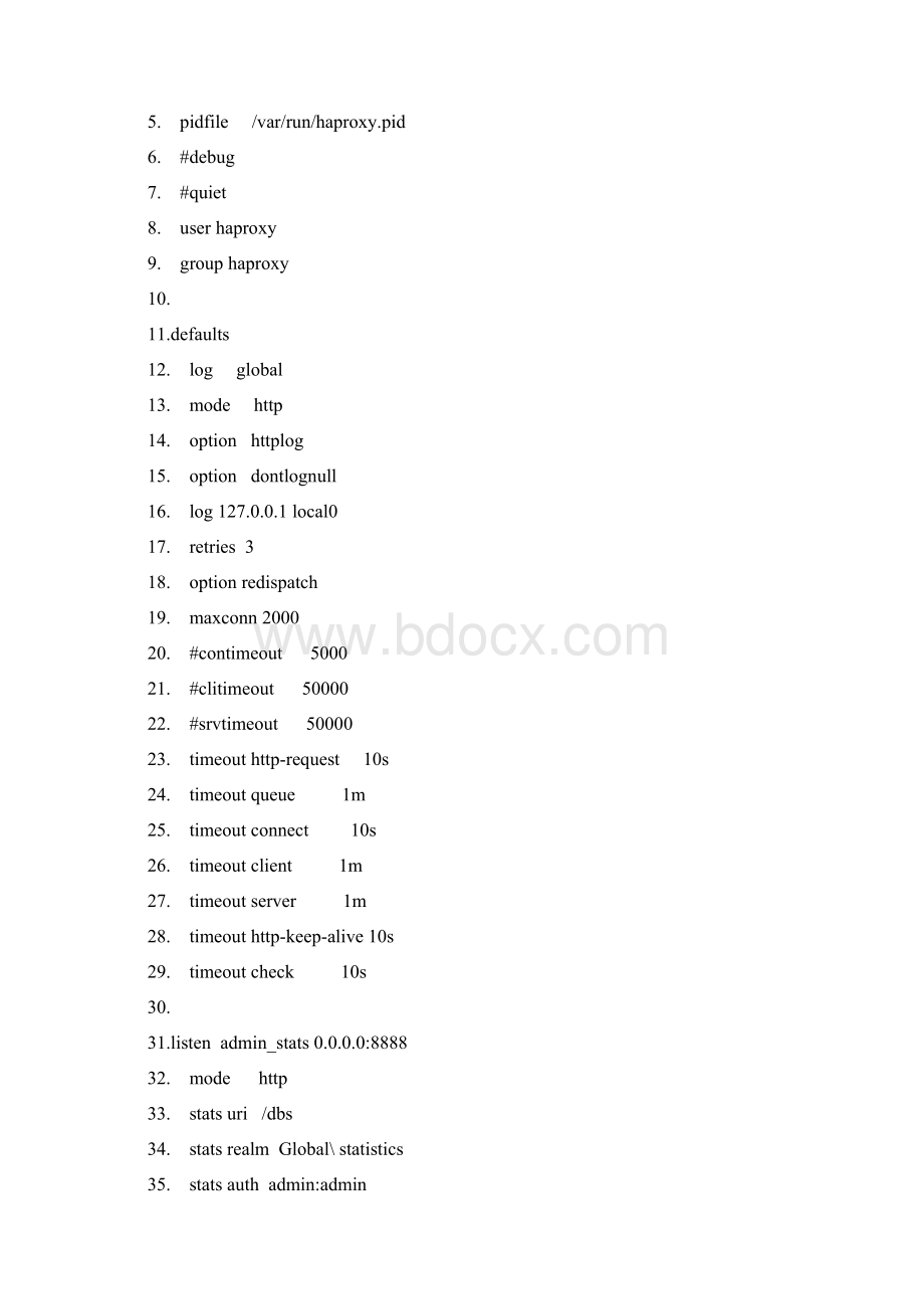 Haproxy+多台MySQL从服务器Slave实现负载均衡Word格式.docx_第3页