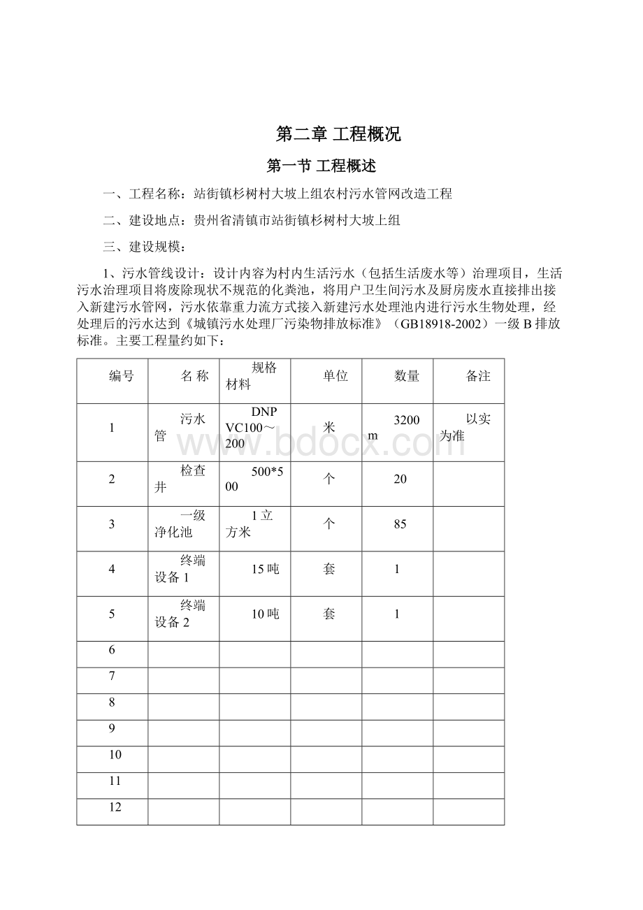 乡村污水处理工程施工组织设计.docx_第2页