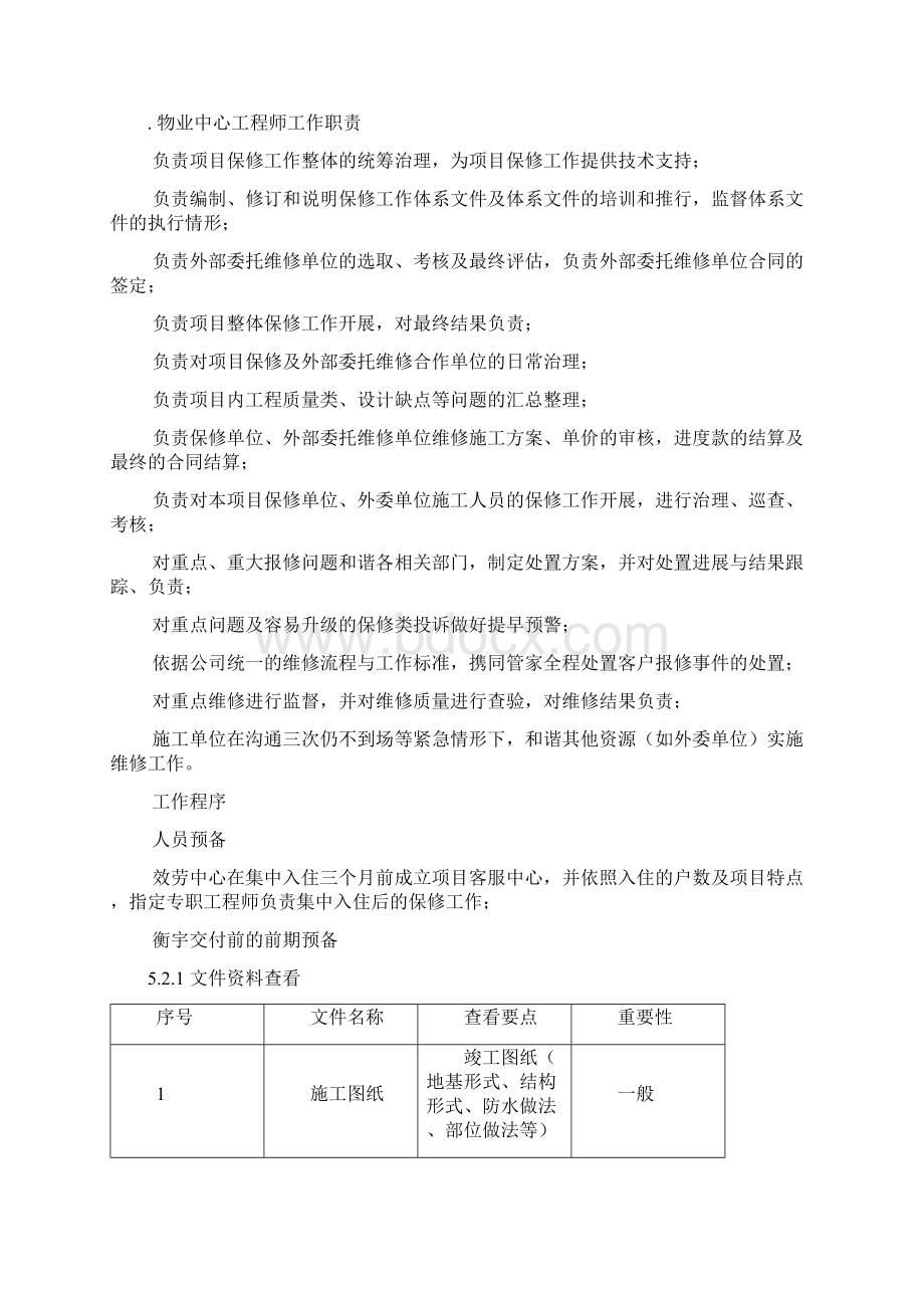 物业接管后保修维修方案Word文档下载推荐.docx_第3页