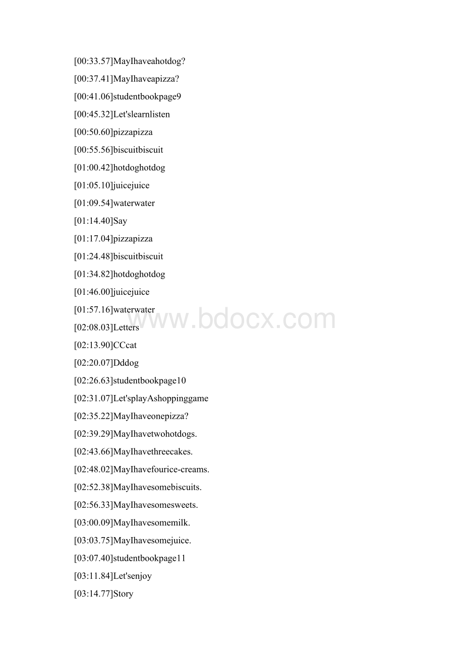 牛津版小学英语二年级上册123单元课文.docx_第3页