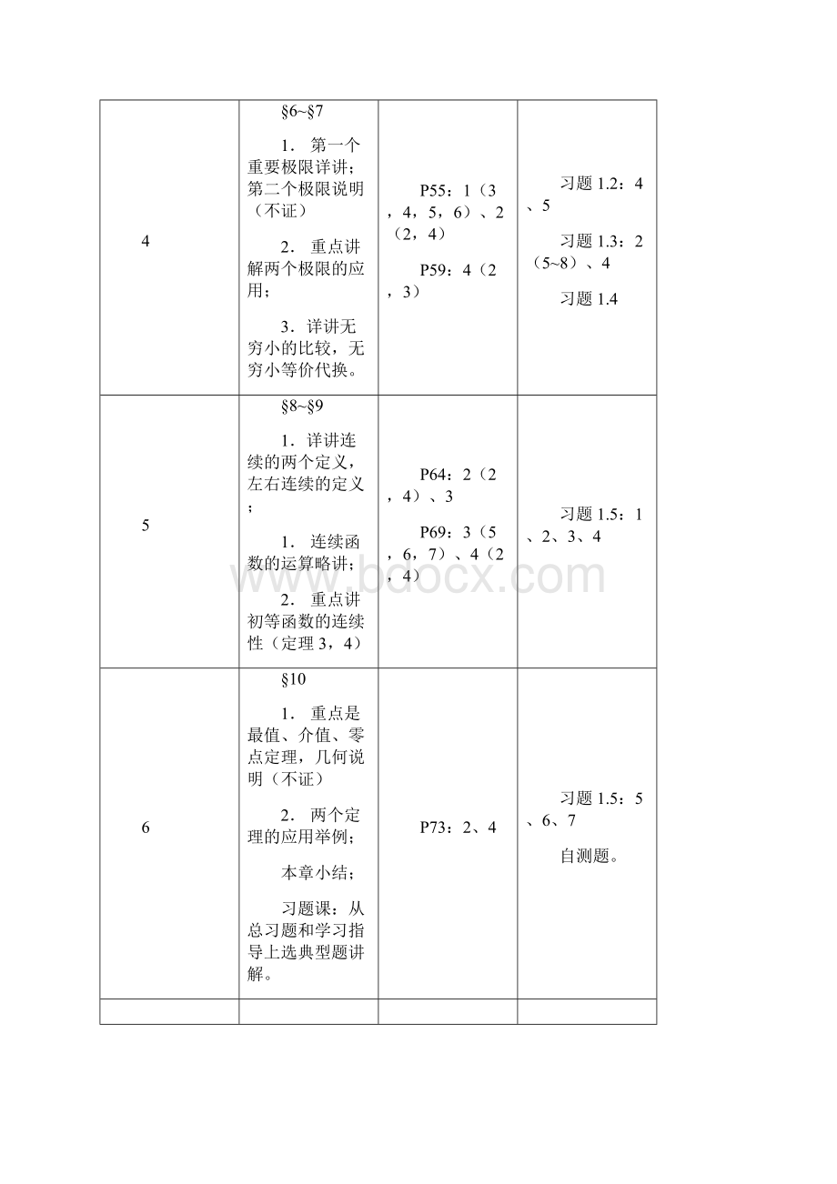 高等数学教学安排Word文档下载推荐.docx_第2页