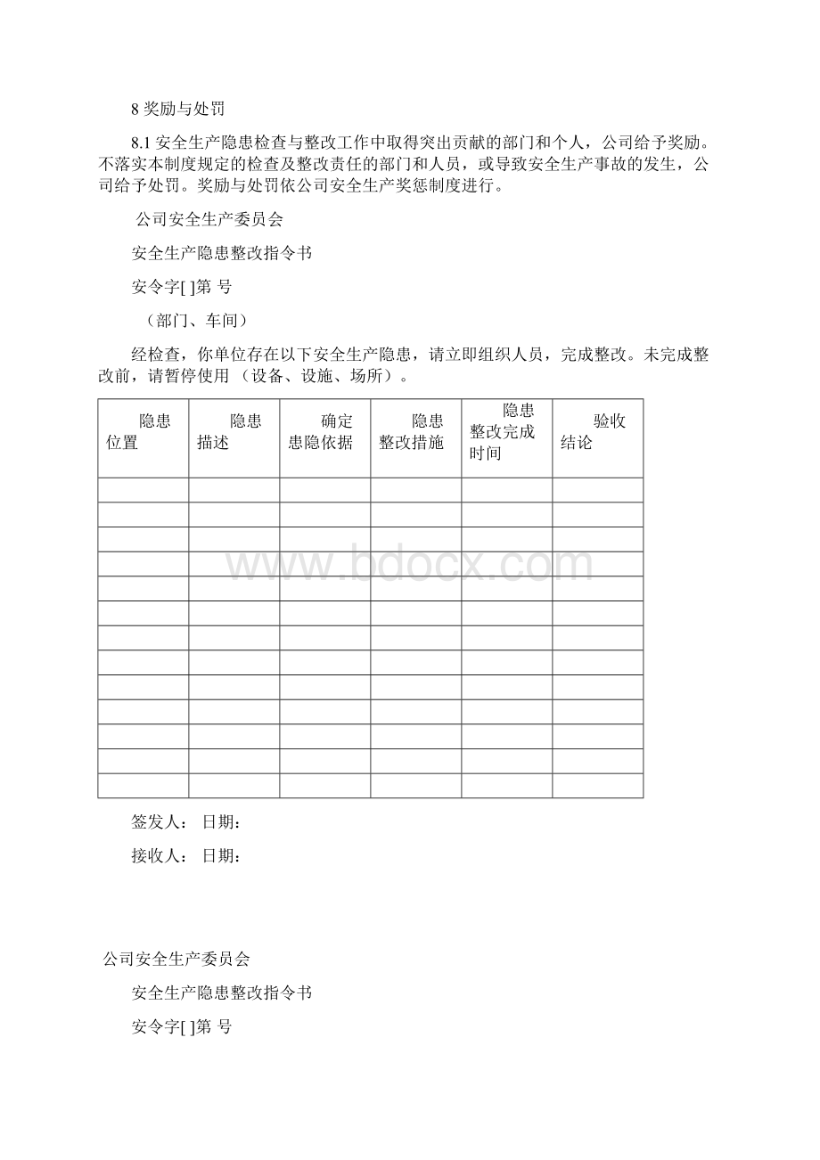 安全生产事故隐患排查治理管理制度文档格式.docx_第3页