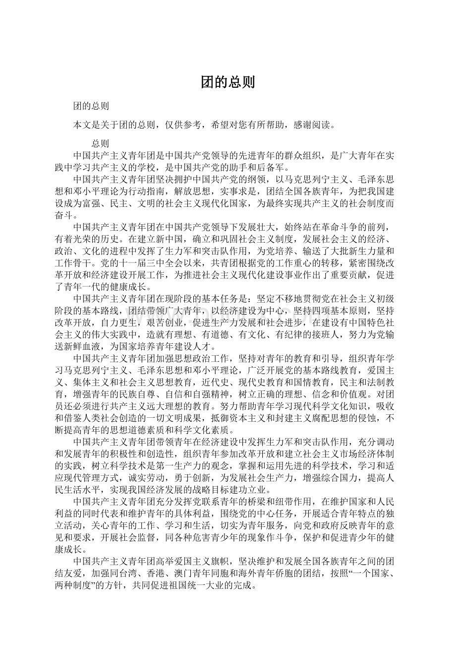 团的总则.docx_第1页