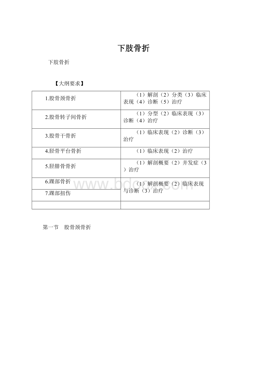 下肢骨折文档格式.docx