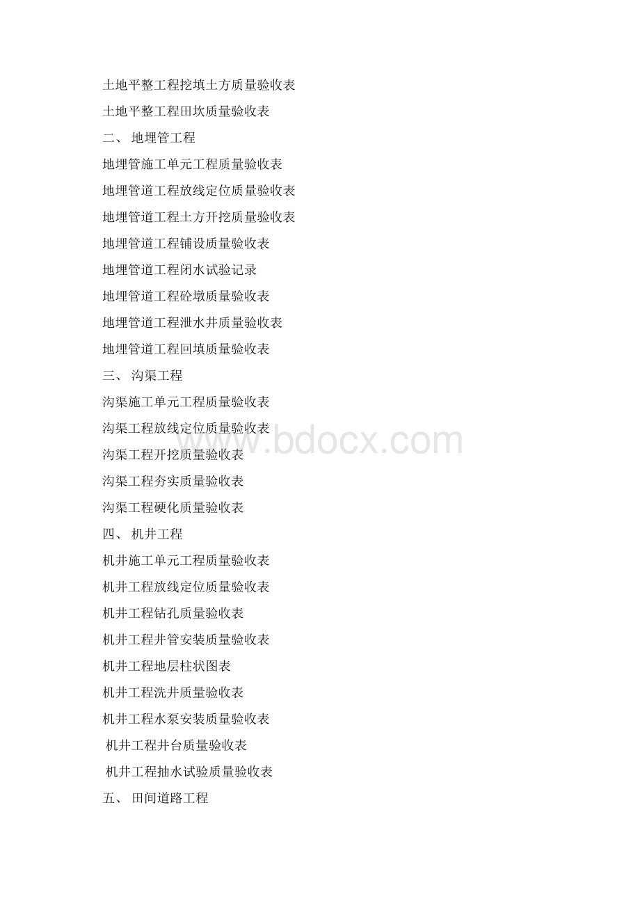 邢台土地整治项目施工单位用表Word文件下载.docx_第2页