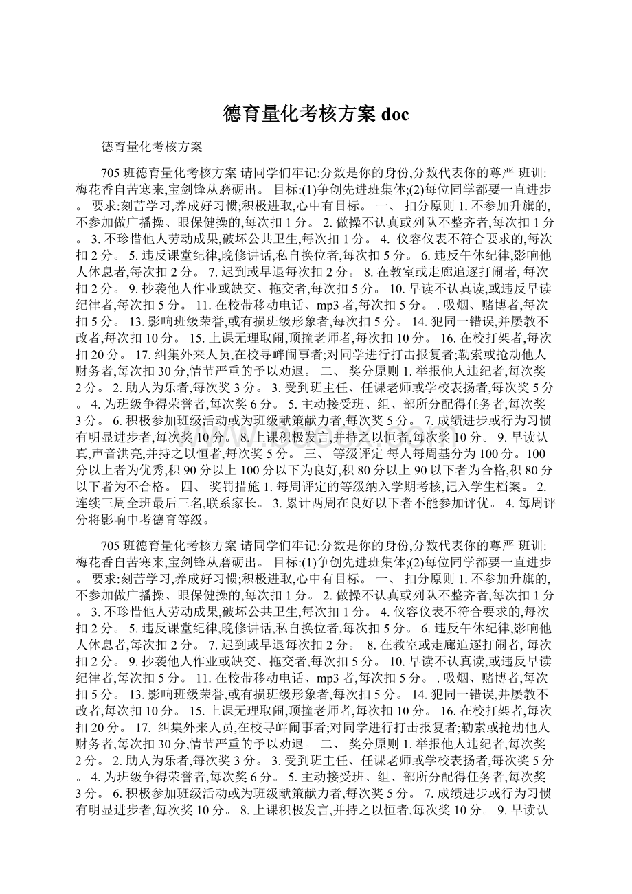 德育量化考核方案doc.docx_第1页