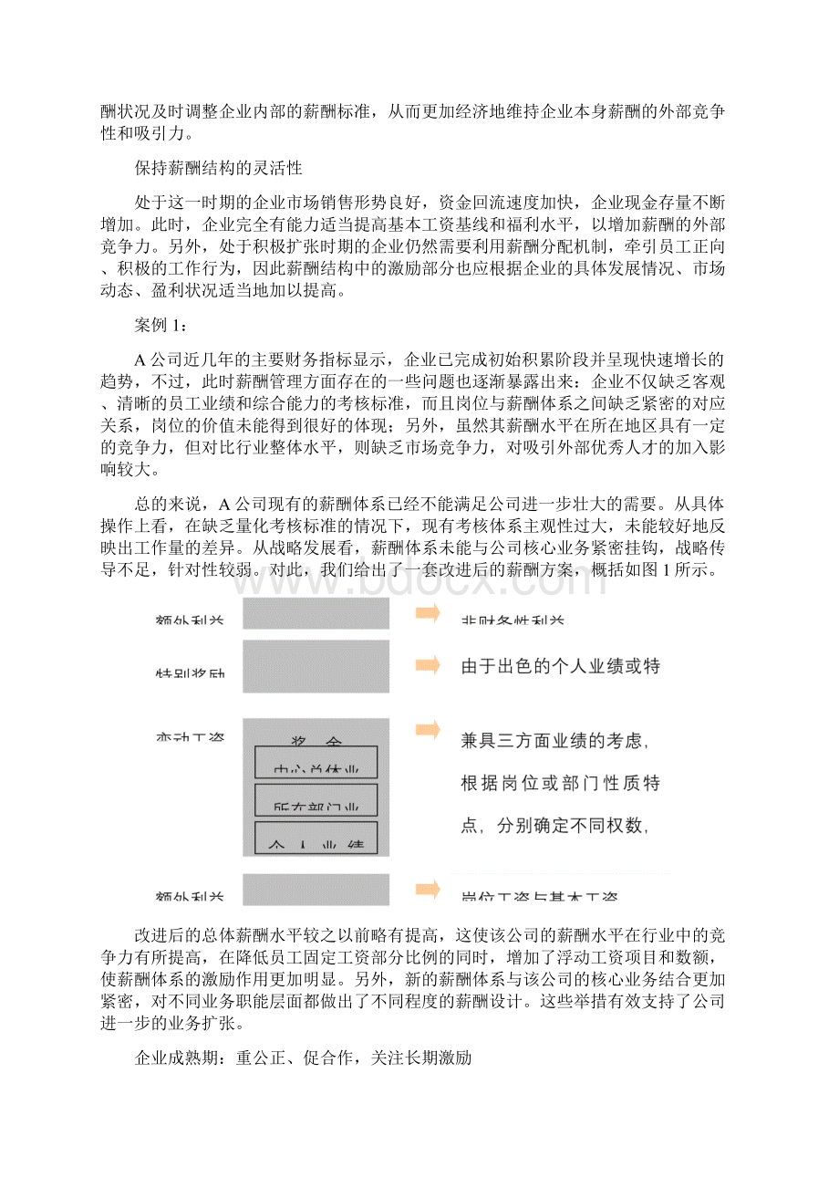 企业不同发展阶段的薪酬策略11页文档资料.docx_第3页