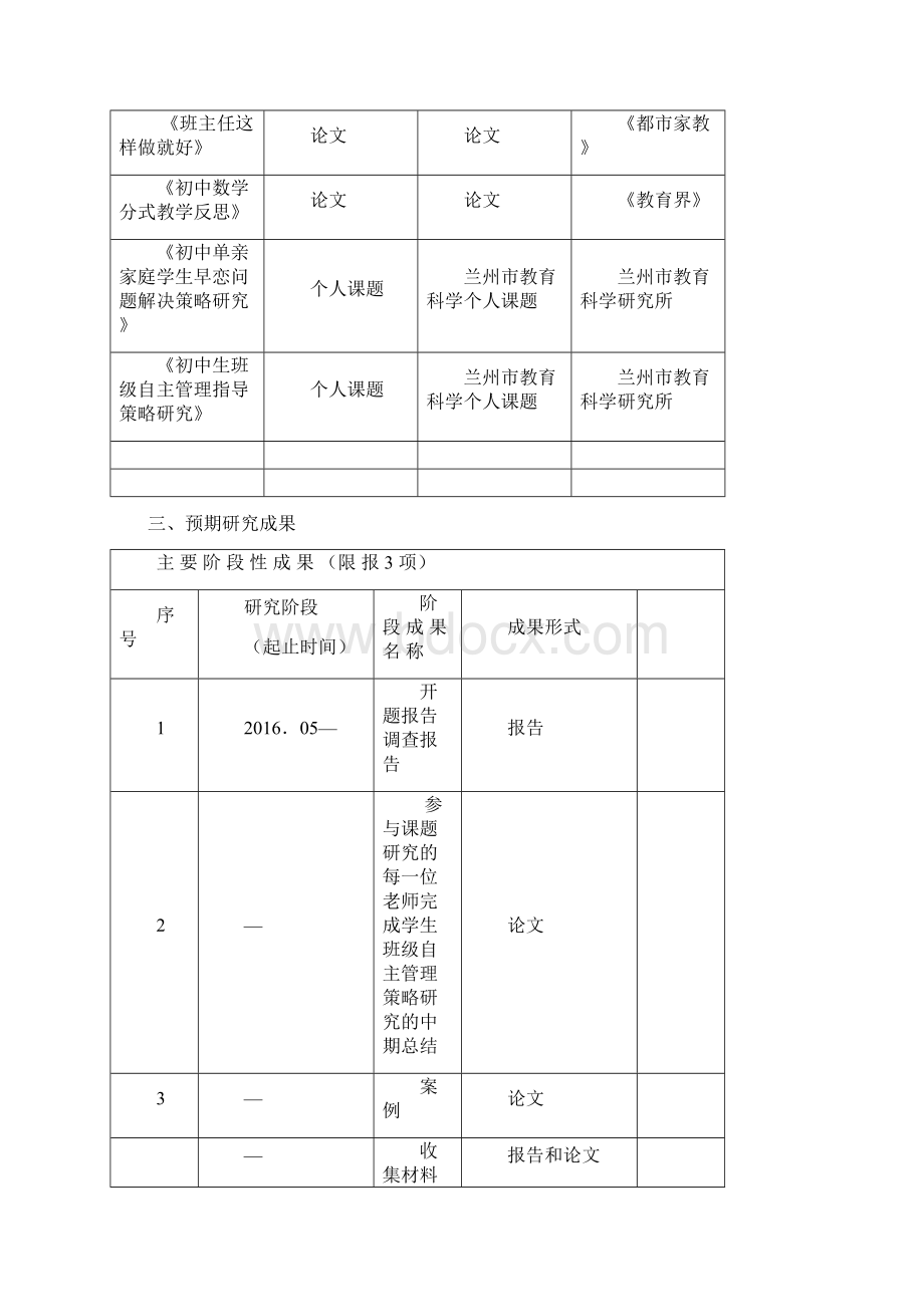 指导学生自主管理班级策略研究匿名评审书Word文档格式.docx_第3页