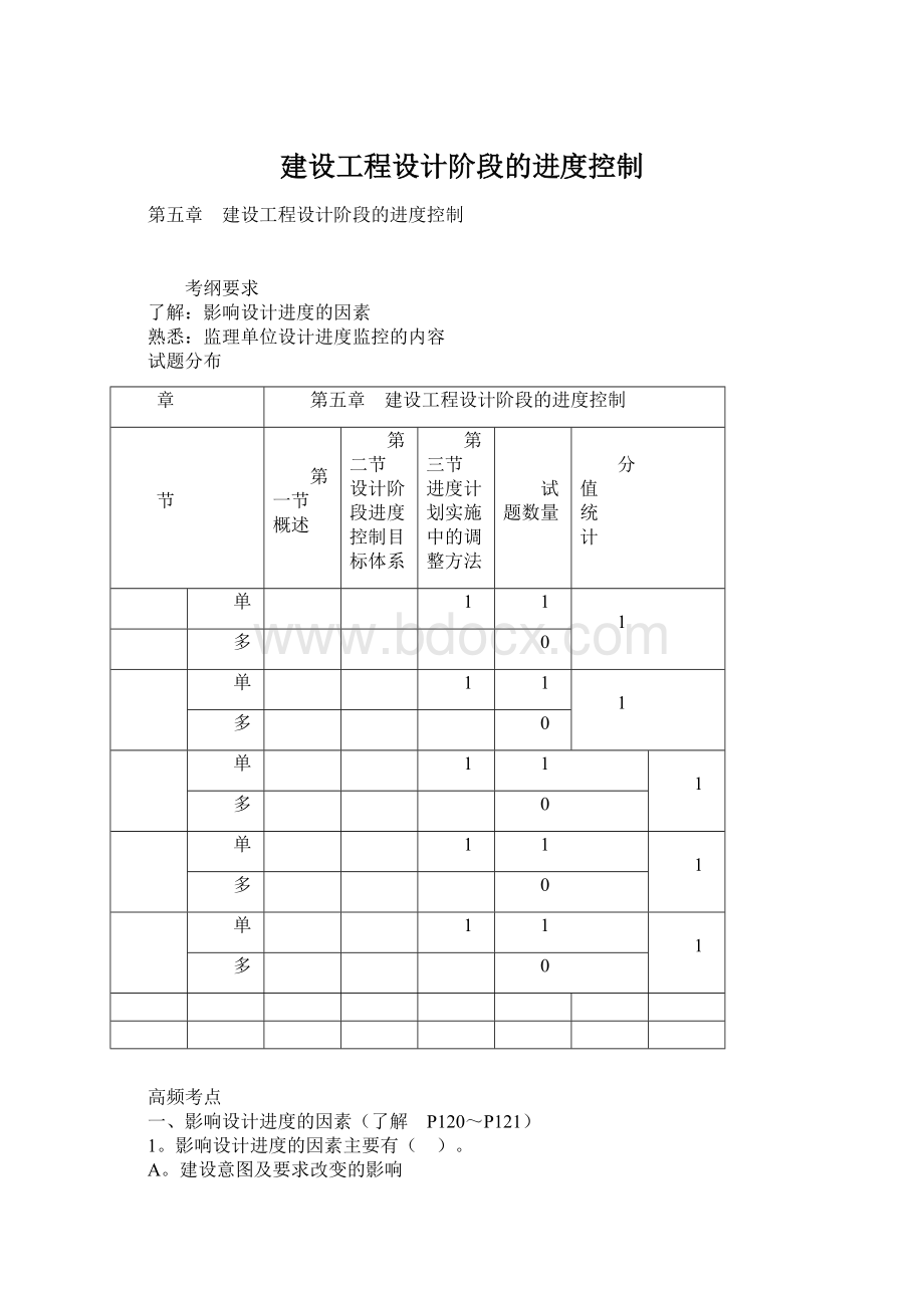 建设工程设计阶段的进度控制.docx_第1页