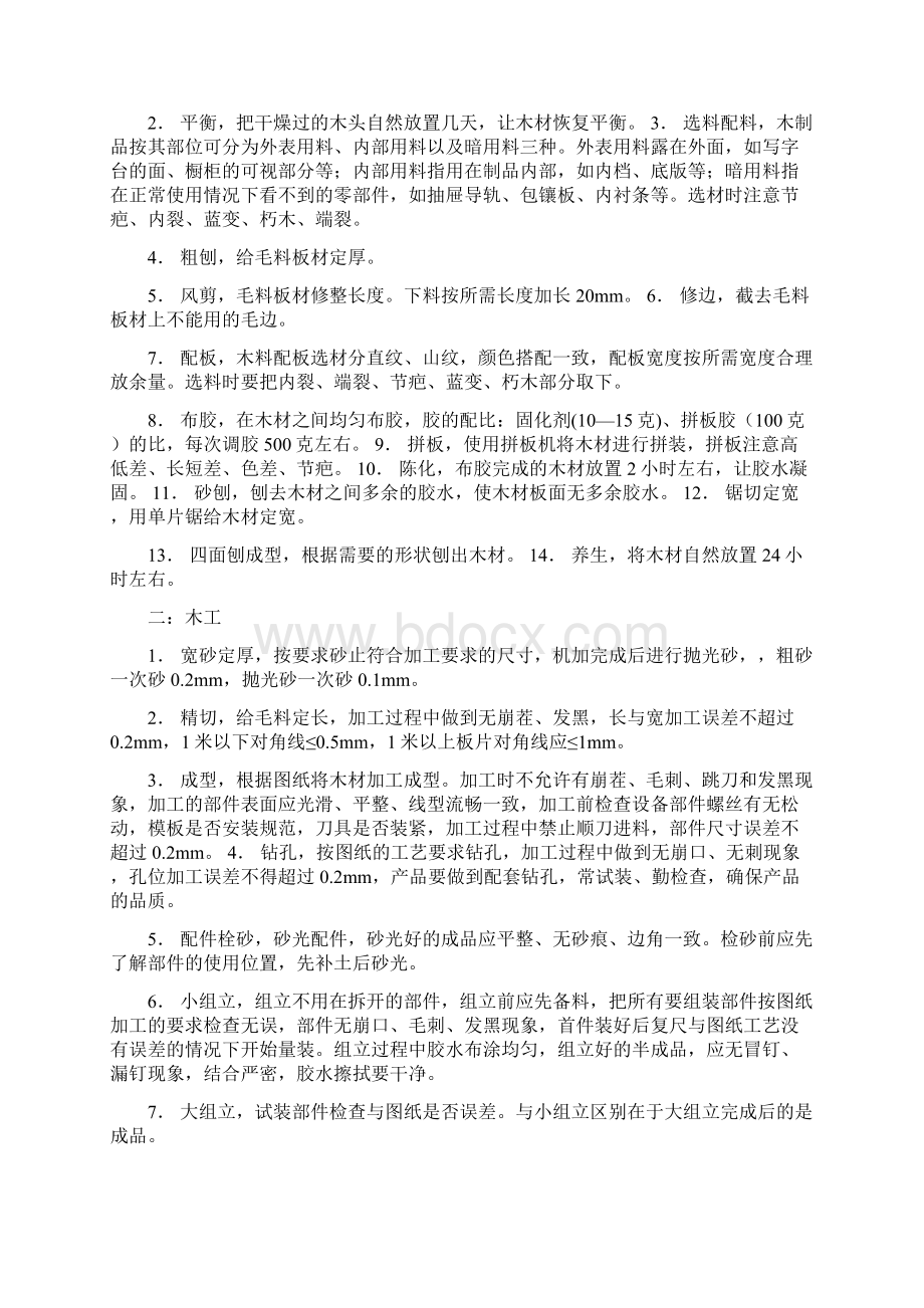 家具生产工艺流程Word文档下载推荐.docx_第2页