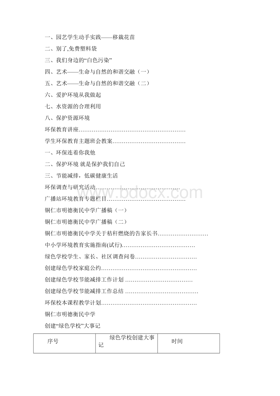 绿色学校创建材料汇编.docx_第2页