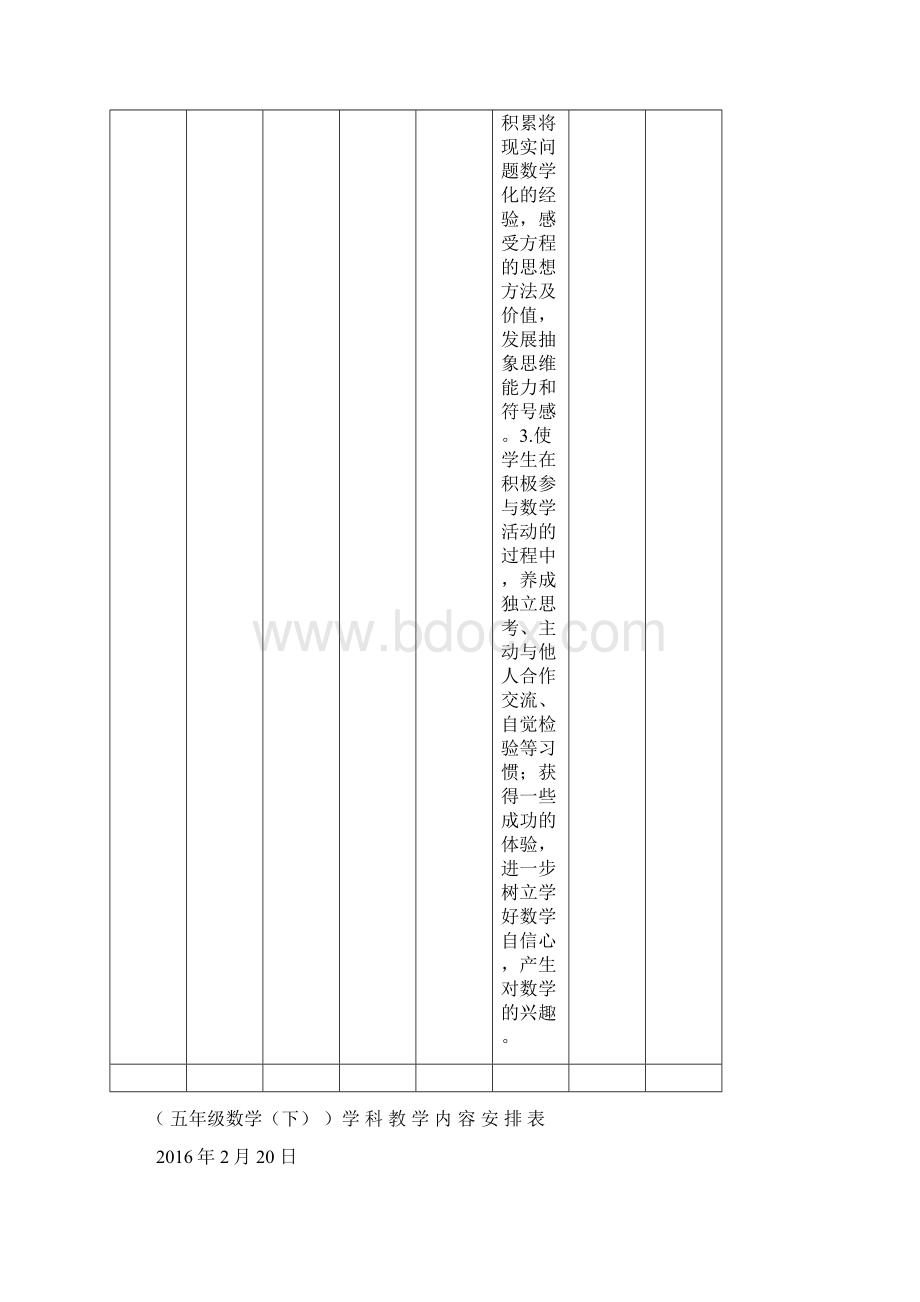 最新+苏教版小学数学五年级第二学期教学计划文档格式.docx_第3页