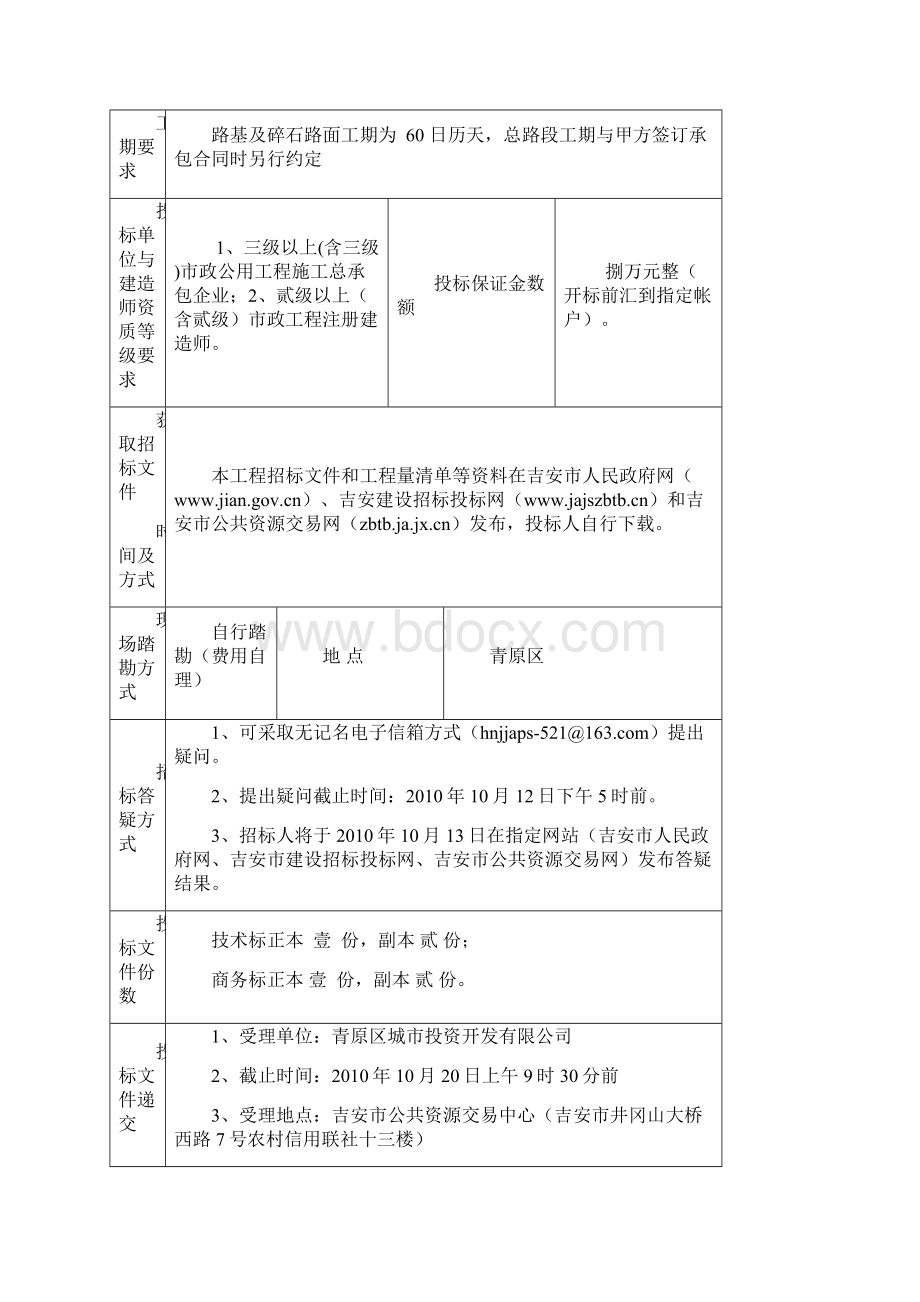 梅林大道105国道京九铁路道路新建工程施工招标文件.docx_第2页