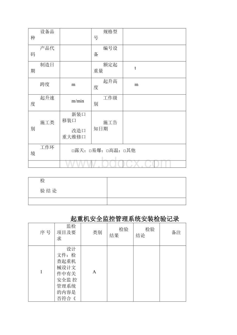 起重机安全系统监控管理系统安装检验报告材料.docx_第2页