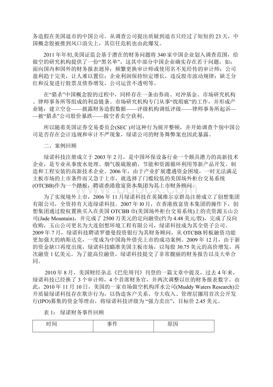 审计案例绿诺科技财务舞弊分析.docx_第2页