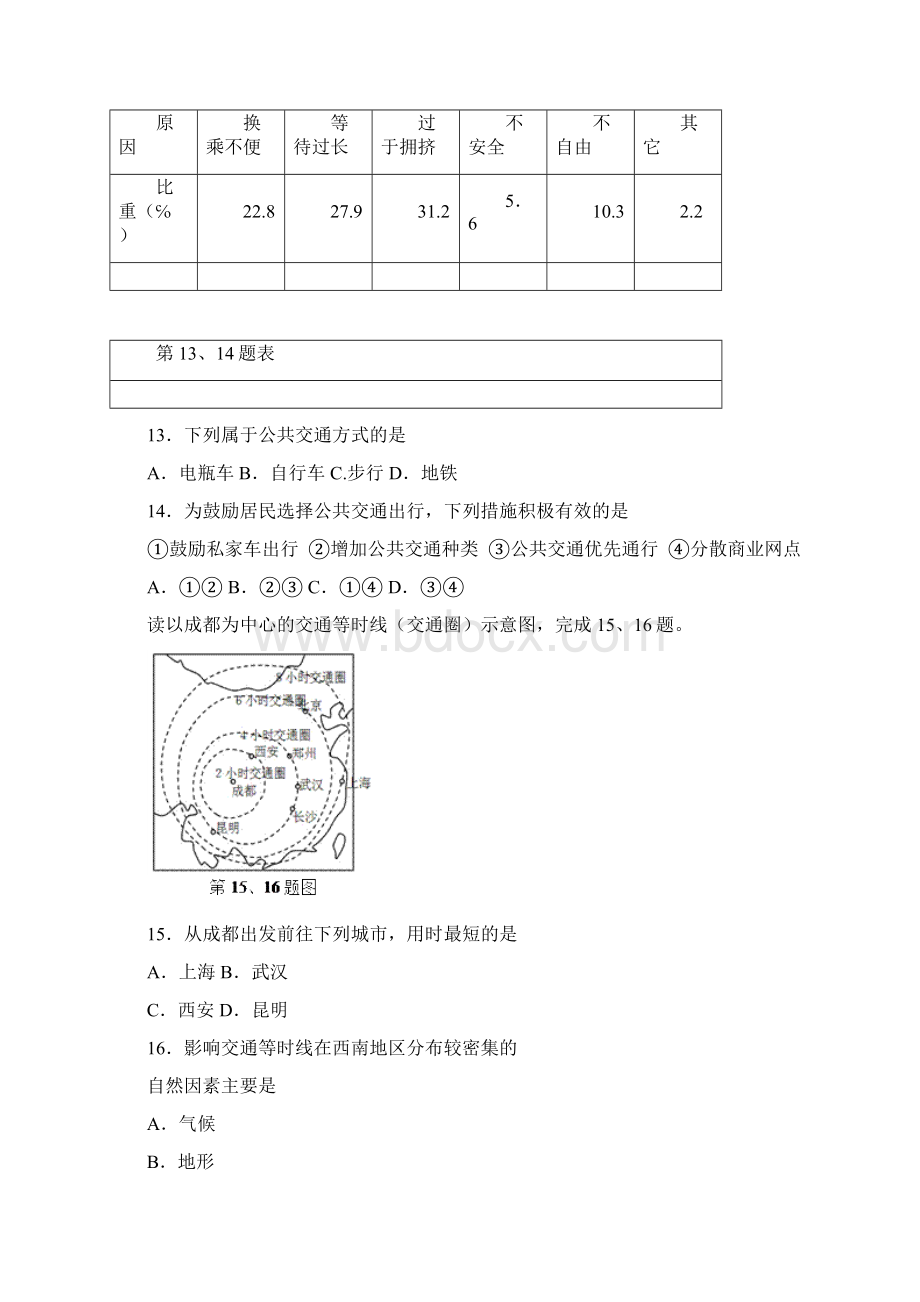 学业水平考试地理试题.docx_第3页