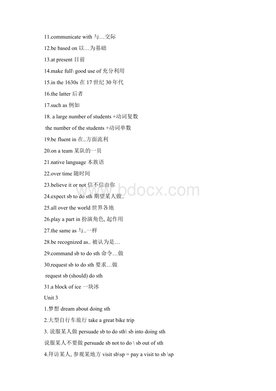 高中英语必修一至必修五词汇精选Word文档格式.docx_第3页