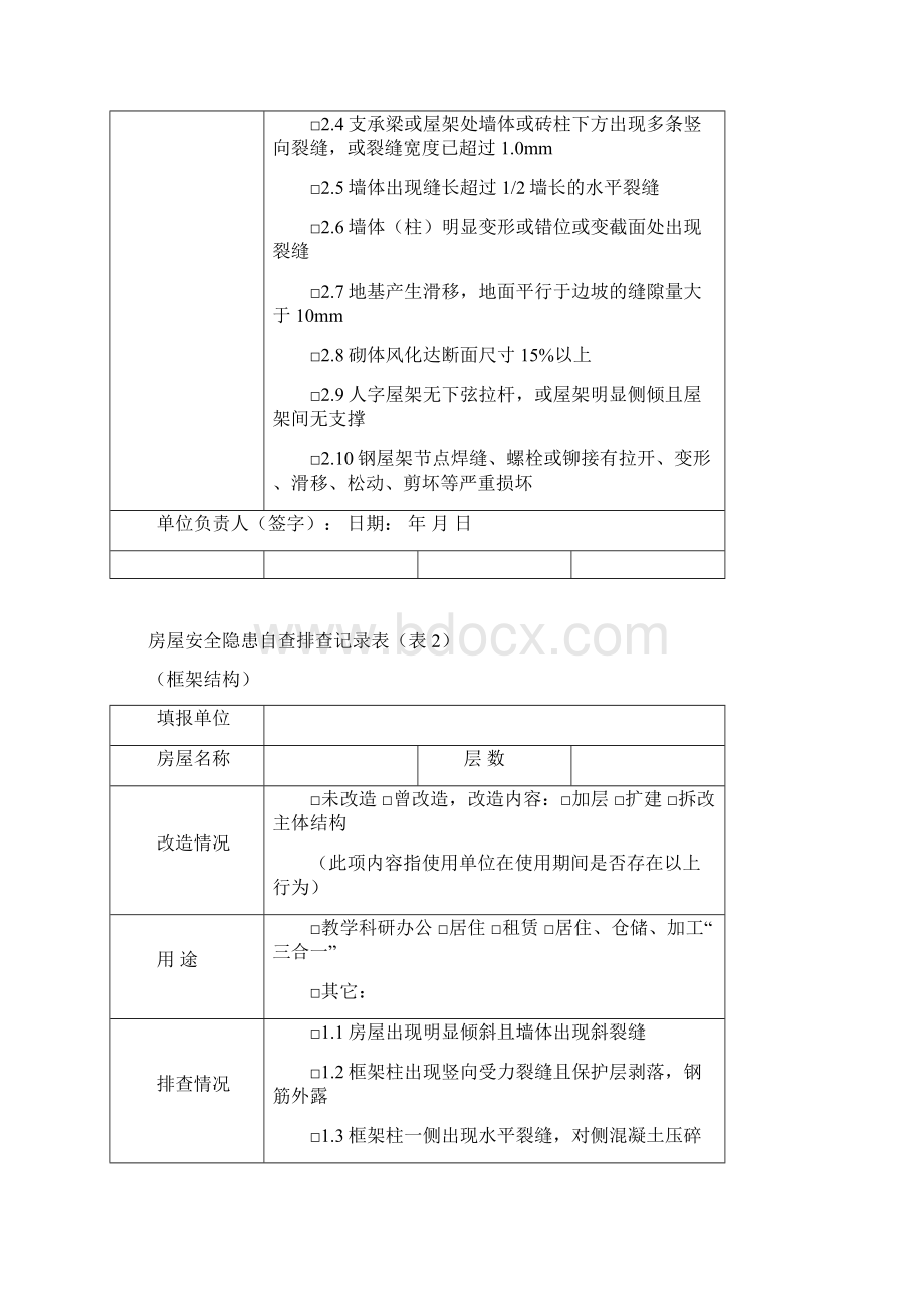 医院开展房屋建筑安全隐患自查方案Word格式文档下载.docx_第3页