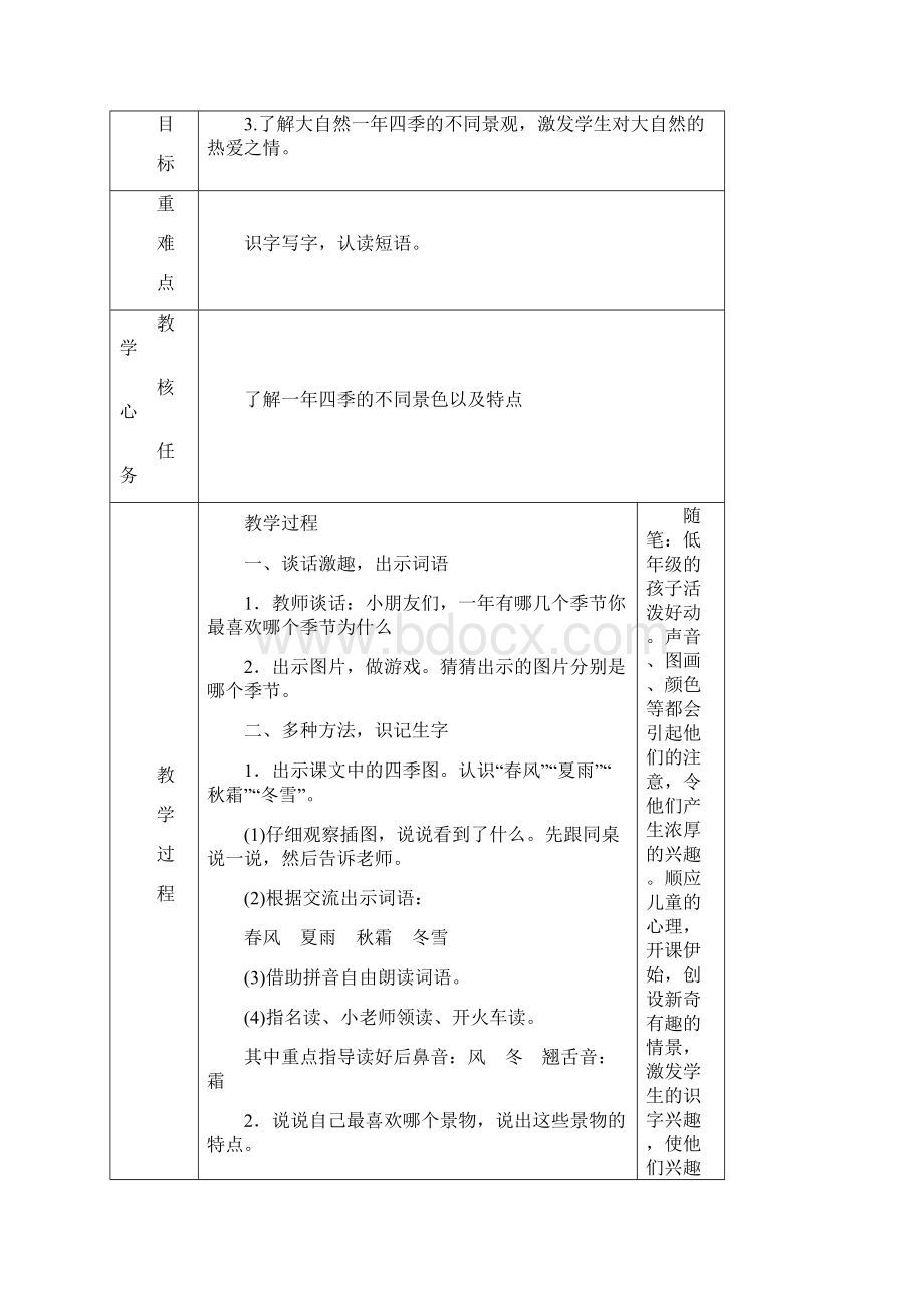 部编本语文一下第一单元教学设计非常全面Word文件下载.docx_第3页