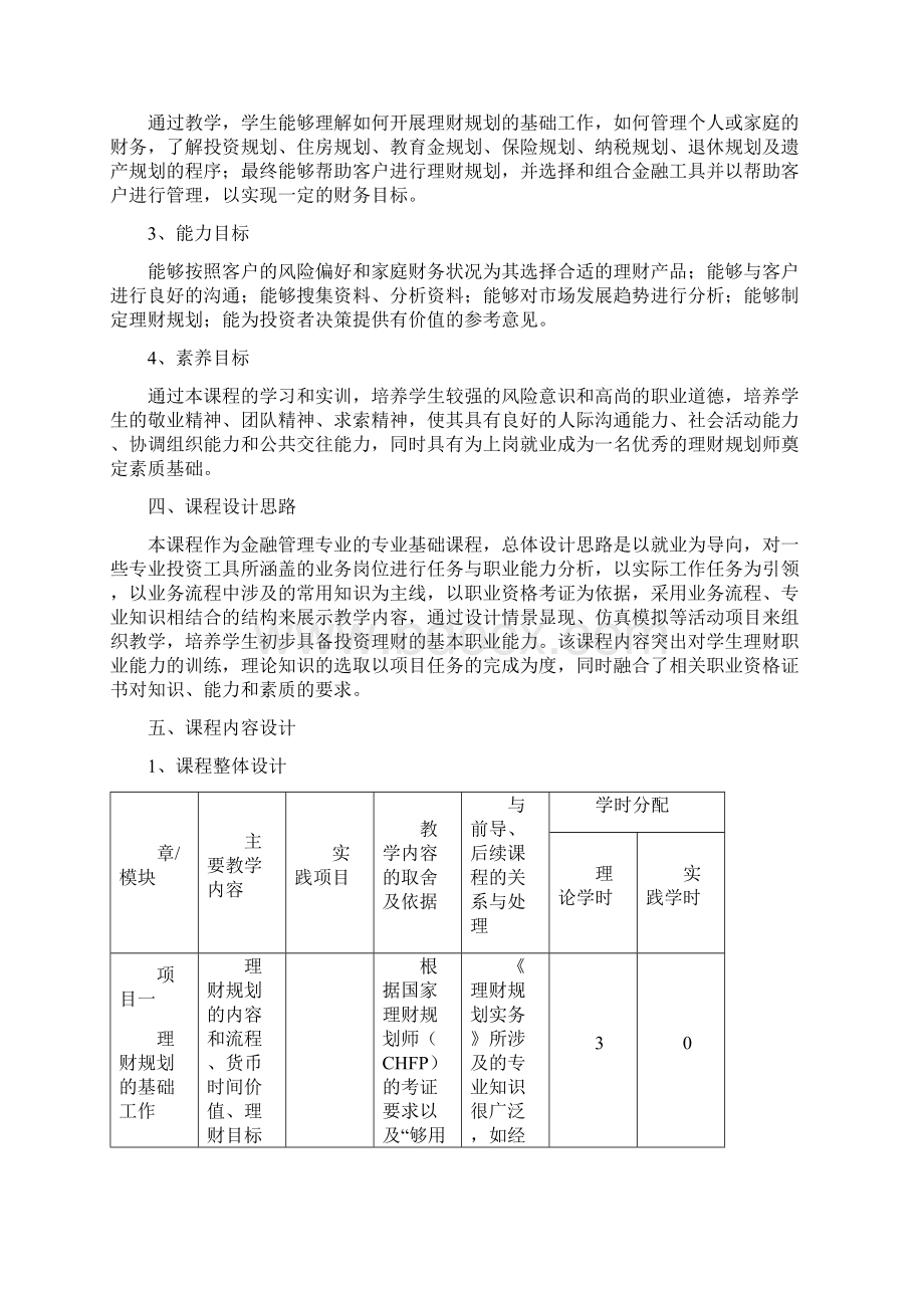 实用参考《投资与理财》课程标准文档格式.docx_第2页