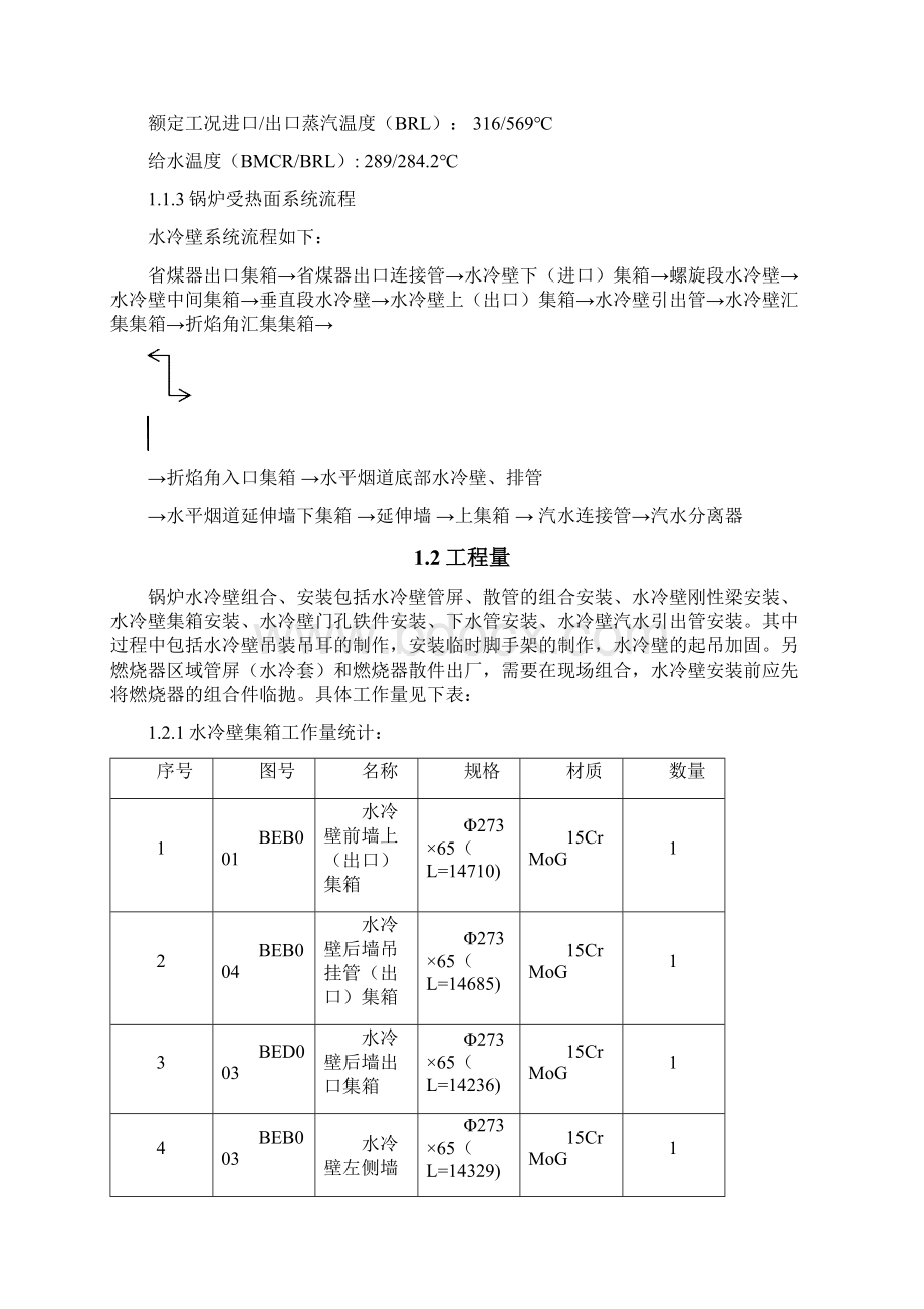 锅炉水冷壁组合安装作业指导书.docx_第2页