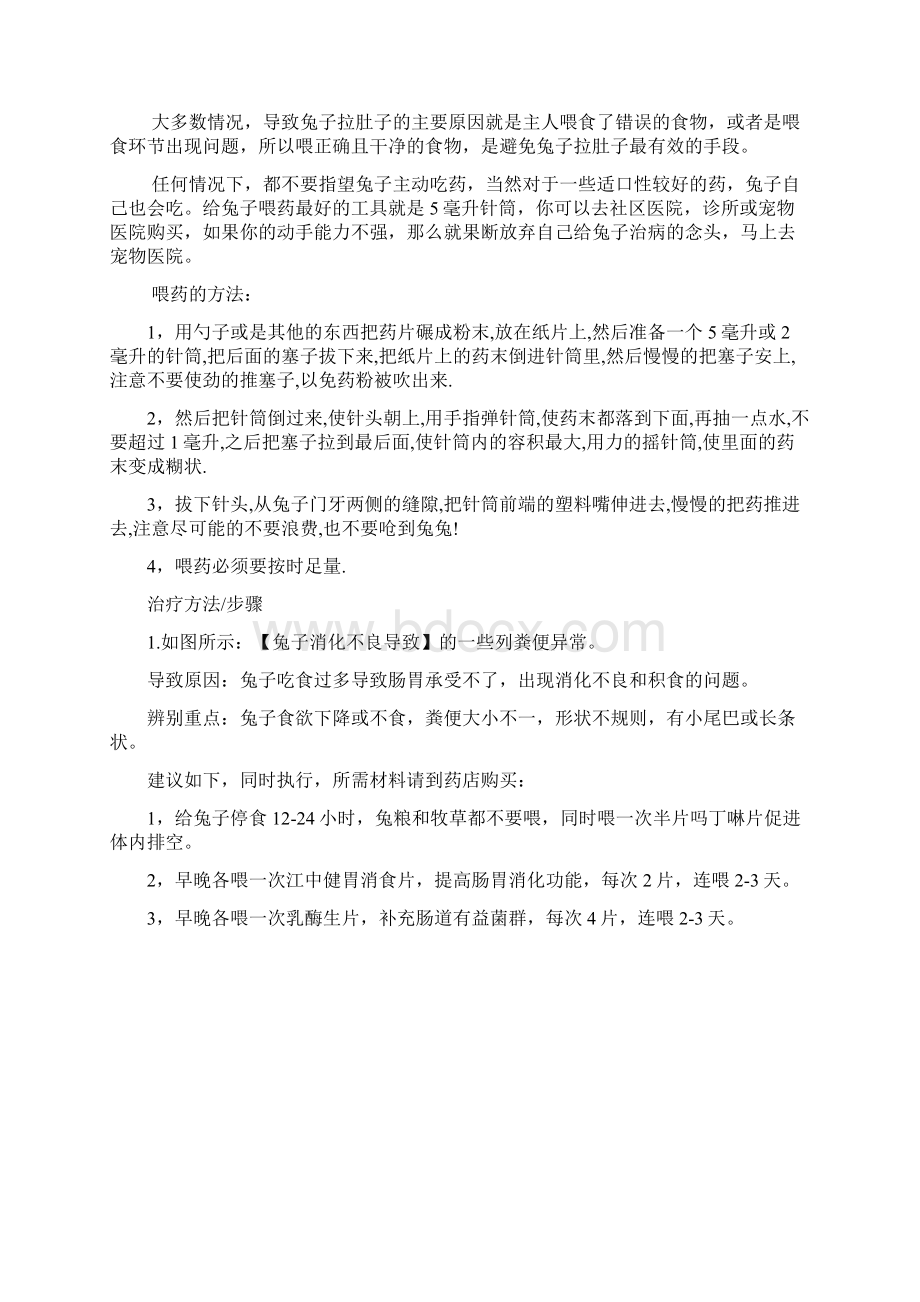 兔子拉肚子拉稀腹泻的治疗方法Word文档格式.docx_第2页