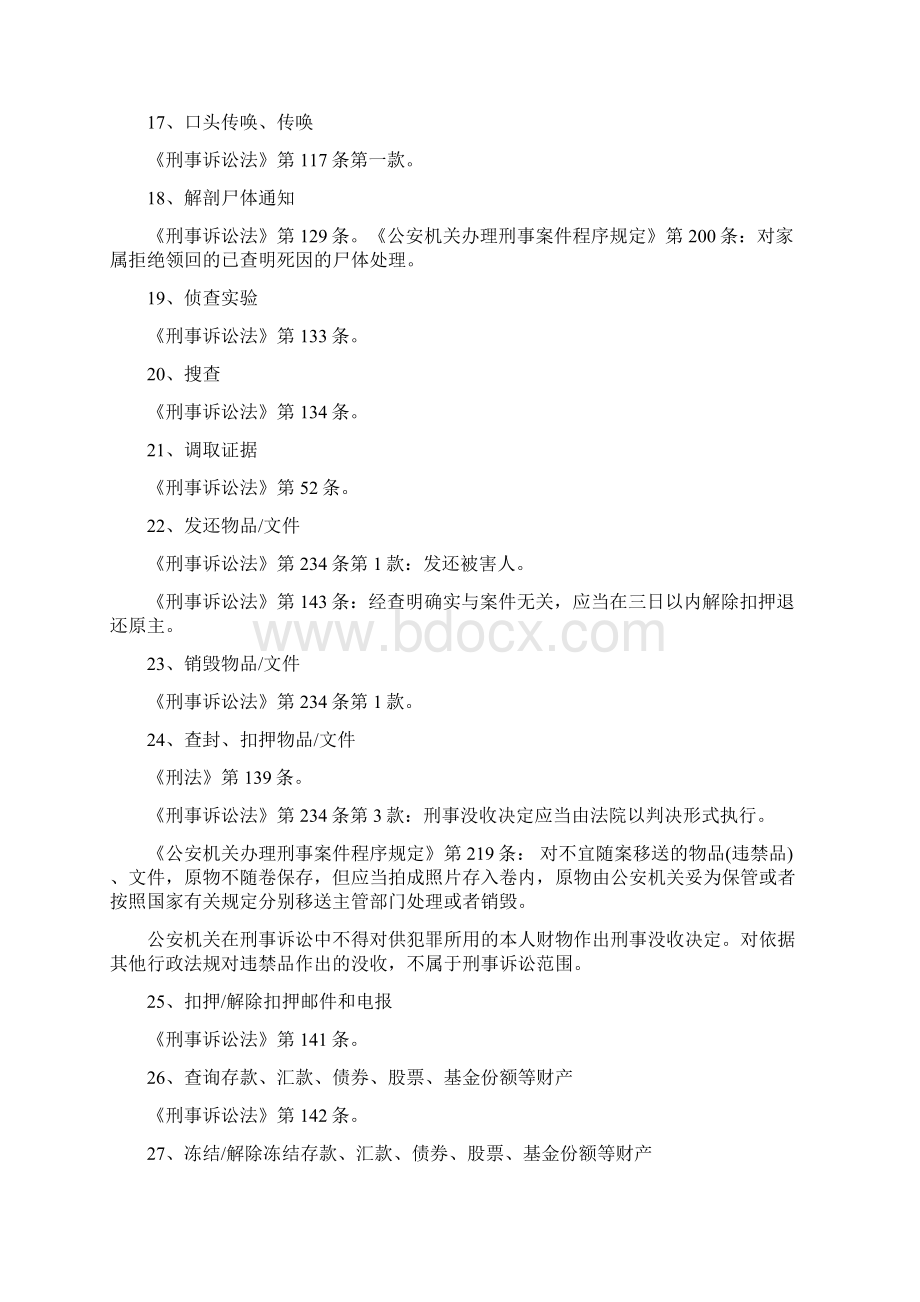 《新刑事诉讼法》办案常用法律条文1.docx_第3页