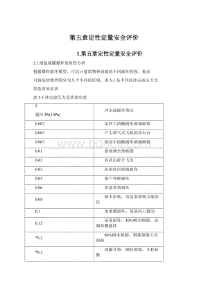 第五章定性定量安全评价.docx