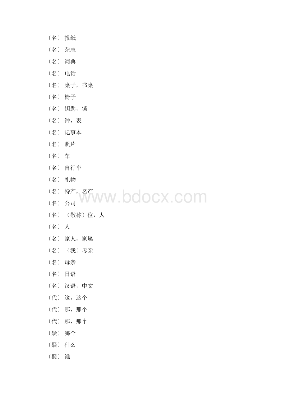 新标日初上单词默写.docx_第3页