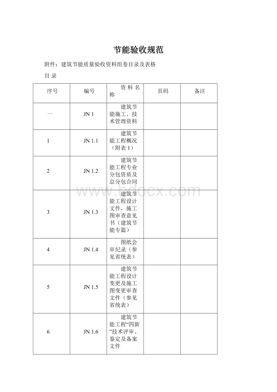 节能验收规范Word格式.docx