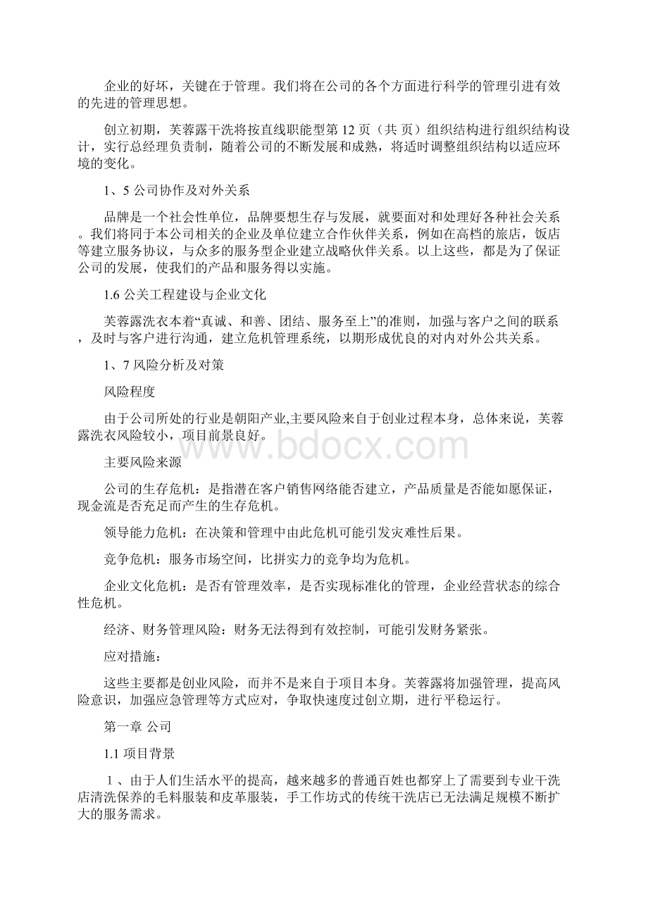 干洗店连锁经营策划书Word下载.docx_第3页