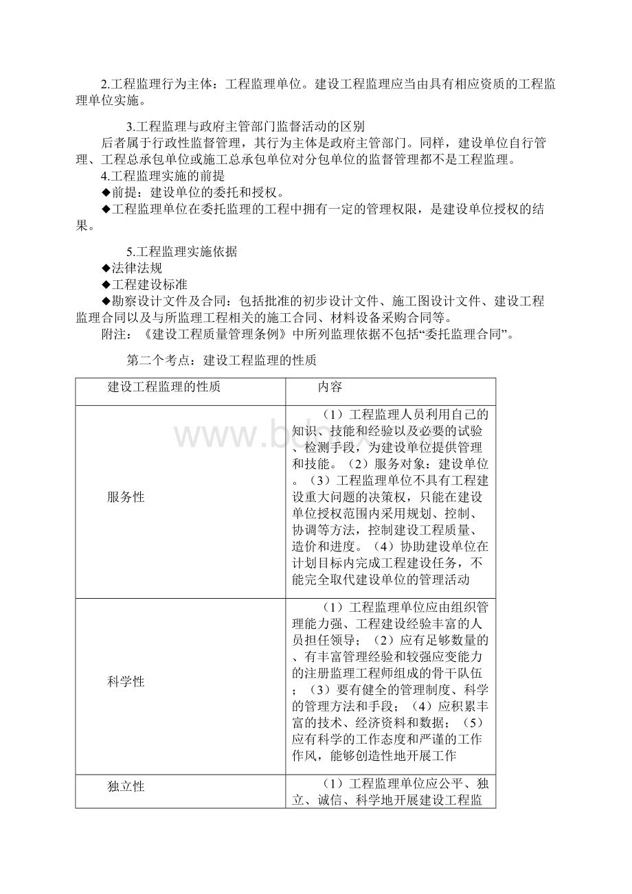 监理概论和法规重要考点Word格式文档下载.docx_第3页