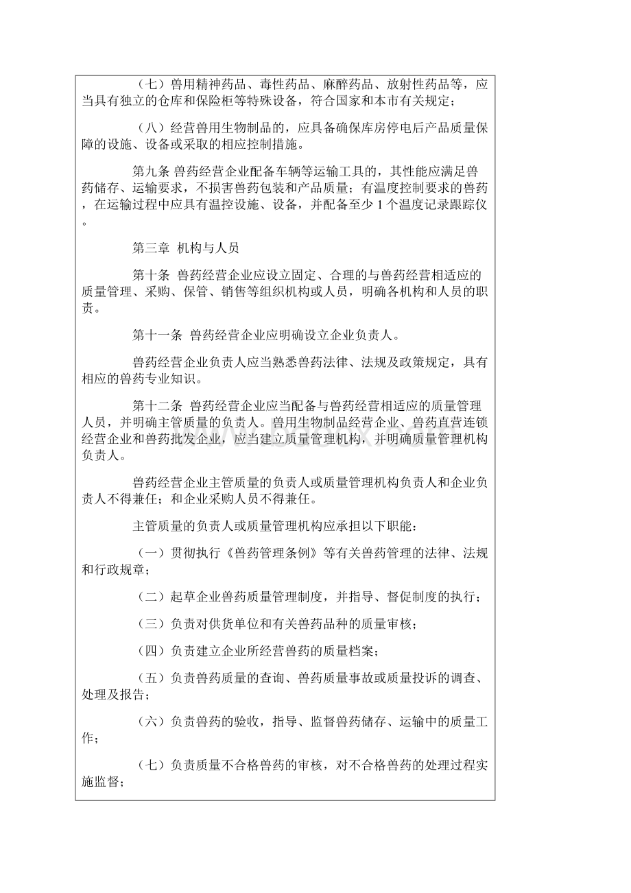 北京兽药经营质量管理规范实施细则.docx_第3页