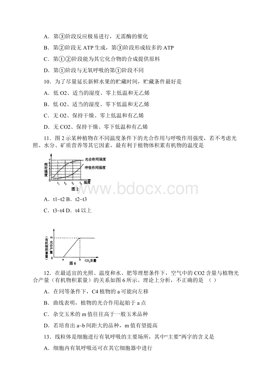 生物必修一第五章练习Word格式.docx_第3页