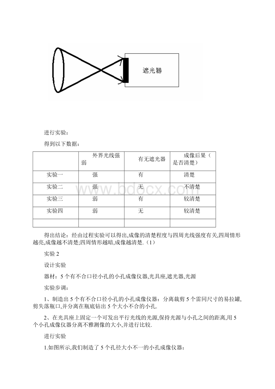 探究小孔成像实验报告.docx_第2页