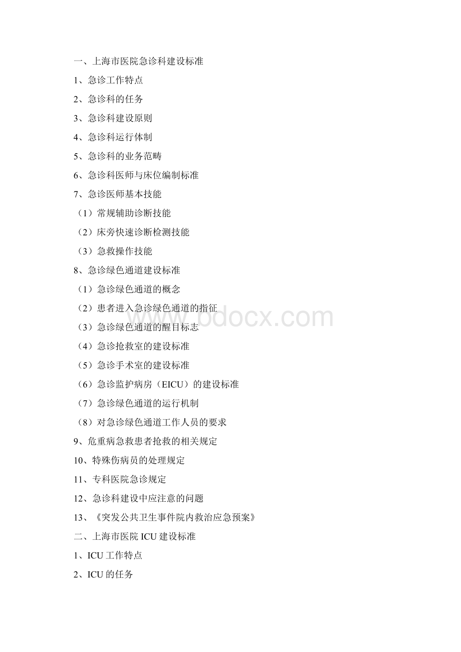 上海市急诊ICU质控手册版.docx_第2页
