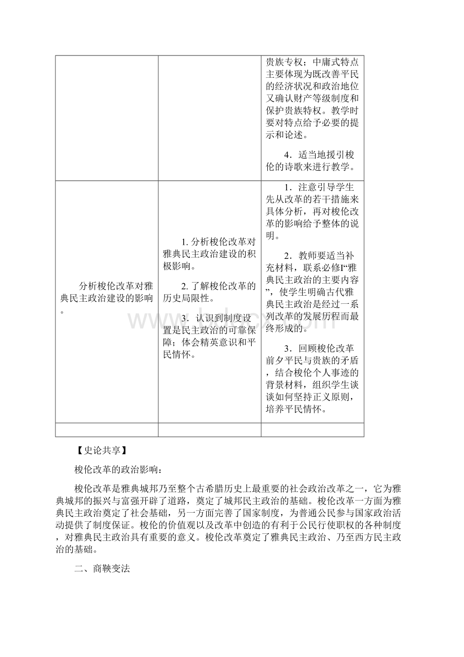 届高三历史一轮简约版教案历史上重大改革回眸doc.docx_第2页