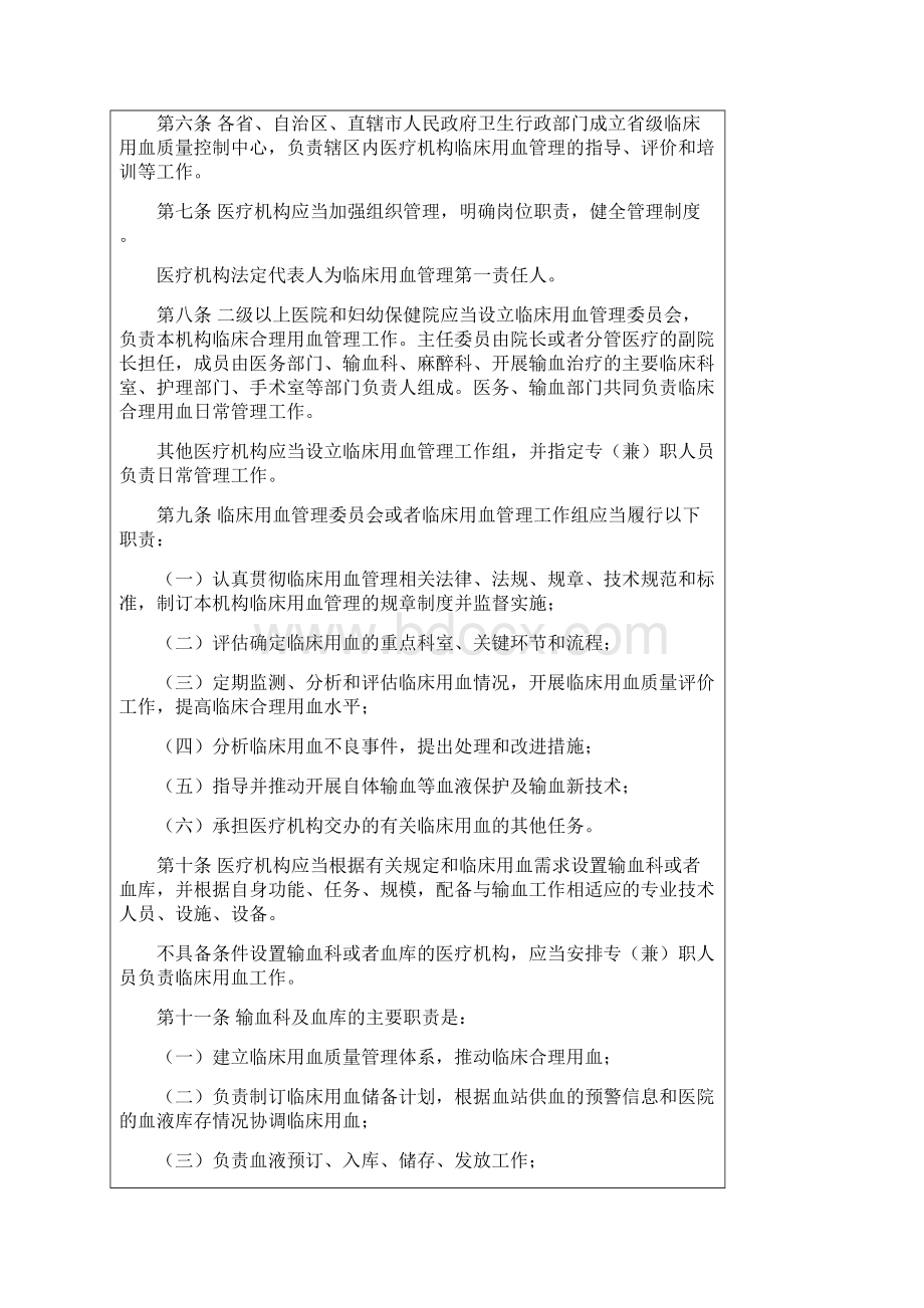 《医疗机构临床用血管理办法》0801.docx_第2页