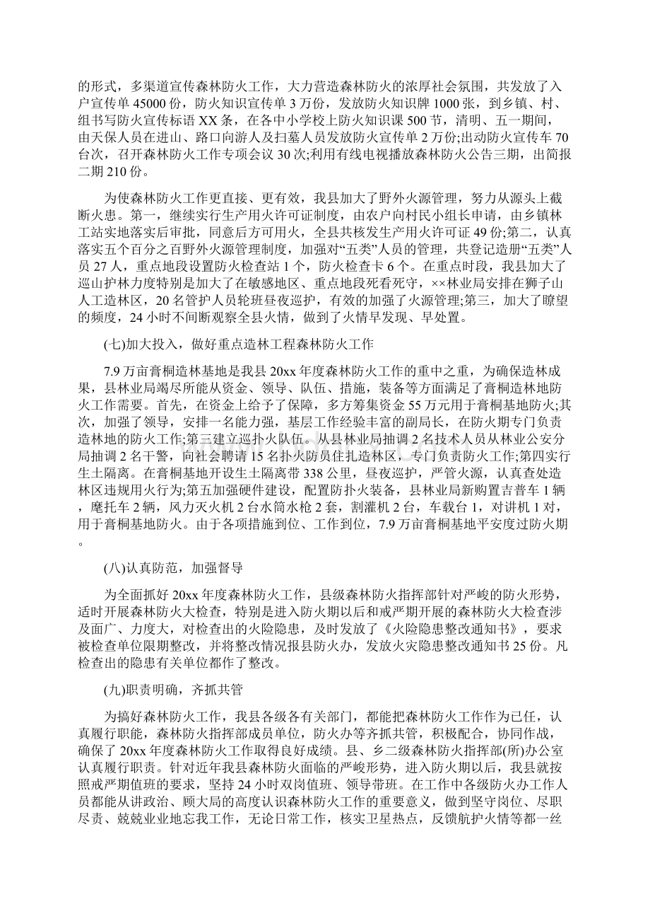 森林防火个人工作总结.docx_第3页