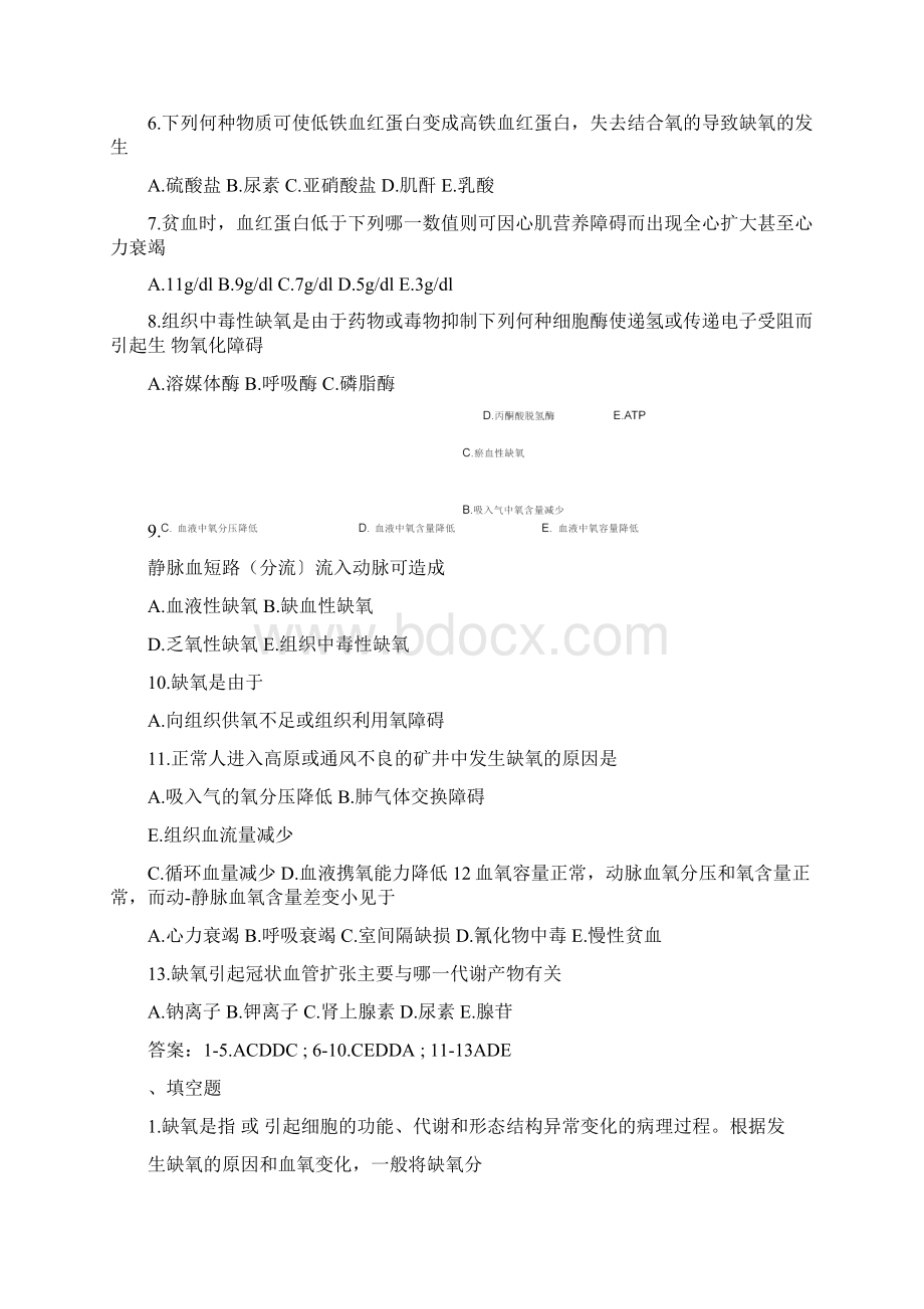 缺氧习题Word格式文档下载.docx_第2页