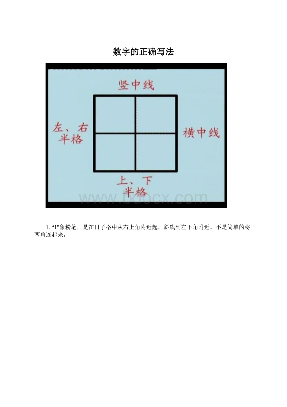 数字的正确写法Word文件下载.docx_第1页