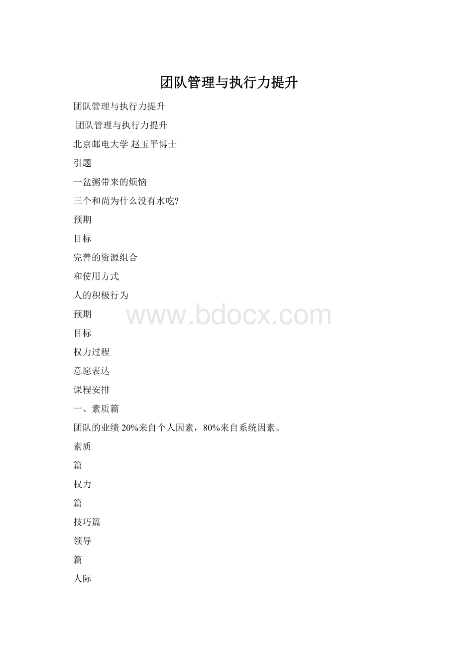 团队管理与执行力提升.docx_第1页