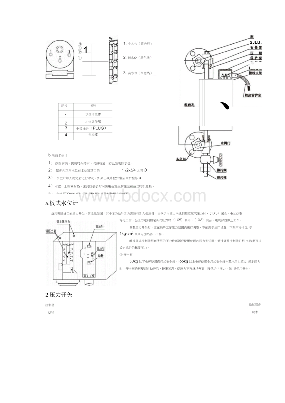 电蒸汽锅炉说明书.docx_第3页