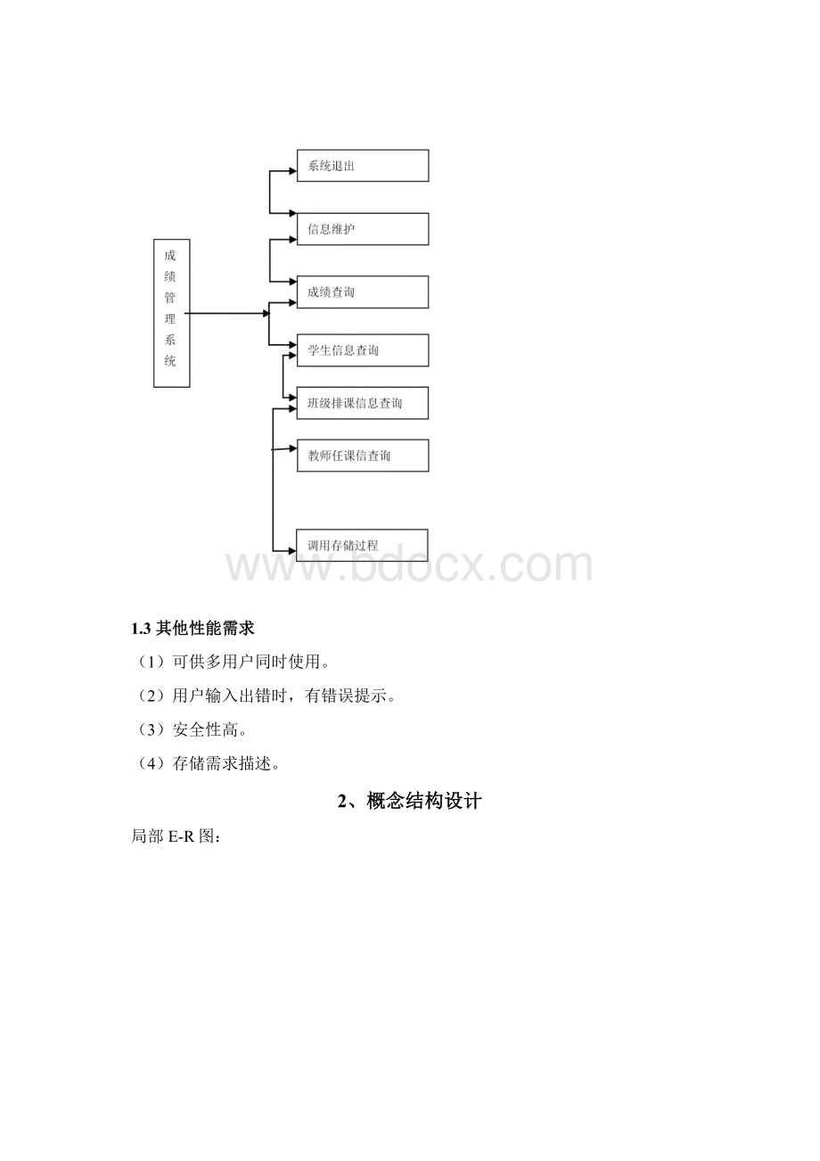 毕业设计高校成绩管理系统大数据库设计与实现.docx_第3页