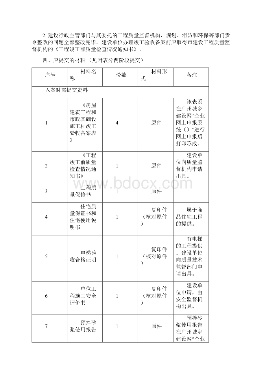 广州市建设工程竣工验收备案各事项指南Word文件下载.docx_第2页