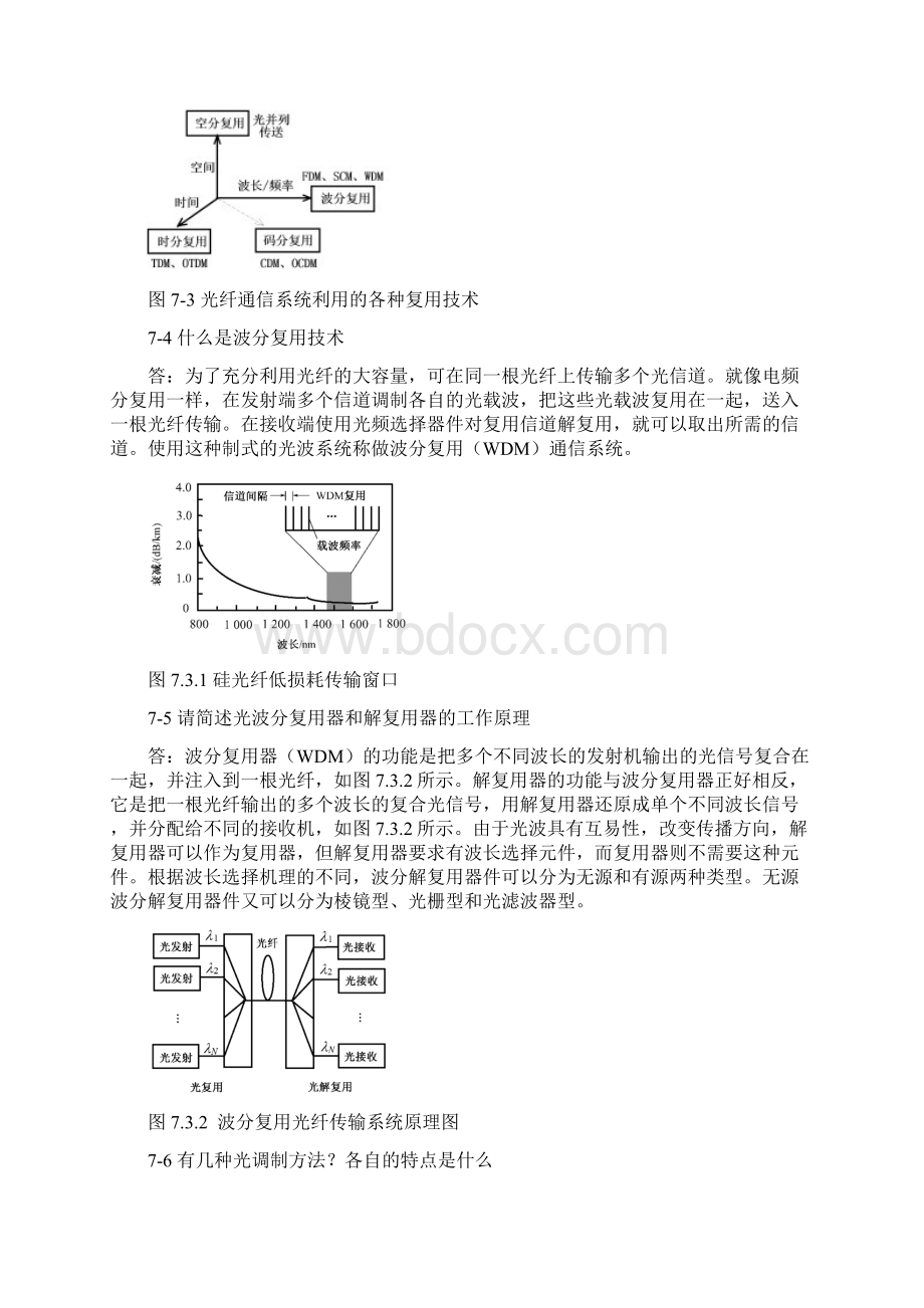 《光纤通信》第7章复习思考题参考答案分析.docx_第2页